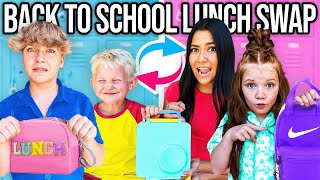 BACK TO SCHOOL LUNCH 10 KiDS SWAP DIETS🎒 [upl. by Dnesnwot127]