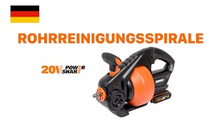 WORX WX891 AKKUROHRREINIGUNGSSPIRALE DE [upl. by Venita737]