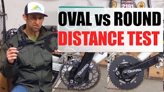 Oval Chainring vs Round Chainring Distance Test  Absolute Black Chainring [upl. by Enylecoj]