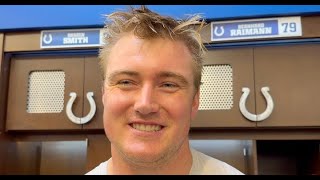 Indianapolis Colts  Bernhard Raimann is becoming a stalwart at left tackle  here he tells you why [upl. by Ffirahs977]