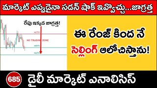 మిస్టర్ ట్రేడర్ రేపటి మార్కెట్ ఎనాలిసిస్  NIFTY amp BANKNIFTY Daily Analysis with Logic  685 [upl. by Etnahsa]