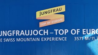 JungfraujochTop Of Europe Switzerlandtravelvlog jungfrau topofeurope [upl. by Mialliw]