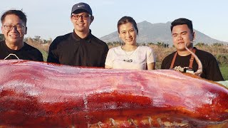 OUTDOOR COOKING  LECHON MUKBANG with AlexGonzagaOfficial HD [upl. by Andersen]