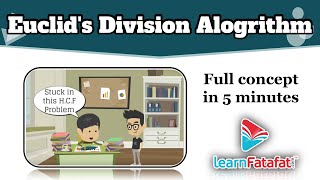 Class 10 Maths Real Numbers  Euclids Division Algorithm  LearnFatafat [upl. by Edia]