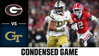 Georgia vs Georgia Tech Condensed Game  2023 ACC Football [upl. by Ikciv44]