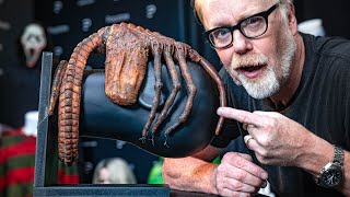 Adam Savage Meets Original Alien Facehugger Prop [upl. by Nnairb]