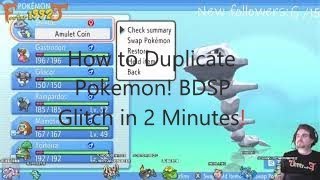 Patched How to BDSP Duplicate Glitch in 2 Minutes [upl. by Naor]