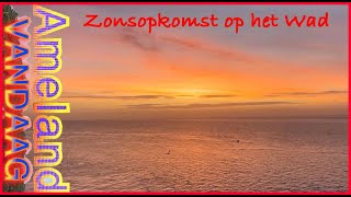 Zonsopkomst 15 december 2023  Vurige luchten boven Ameland [upl. by Ttihw]