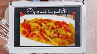 Peperoni in padella bianchi [upl. by Yenruoc835]