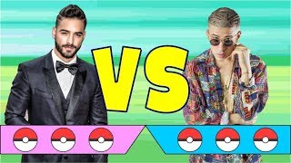 MALUMA vs BAD BUNNY  Batalla Pokemon 01 [upl. by Enirehtacyram]