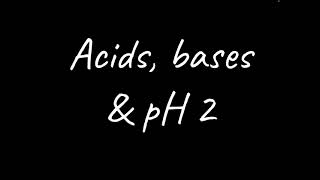 A LEVEL CHEMISTRY EXAM QUESTION WALKTHROUGH  ACIDS BASES amp pH 2 [upl. by Yeclehc3]