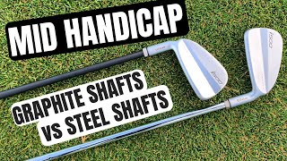 Steel Shafts Vs Graphite Shafts For Mid Handicap Golfers [upl. by Soracco]