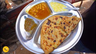 Raipur Famous Bhaiya Bhabi Aloo Piyaz Parantha Rs 30 Only l Chhattisgarh Street Food [upl. by Joellen]