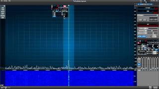 Flex 6300 Audio Peaking Filter Demo APF [upl. by Niven]