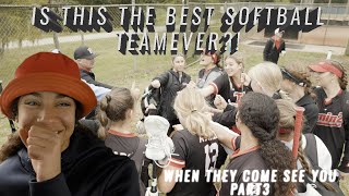 IS THIS THE BEST SOFTBALL TEAM EVER   Turnin2 Softball Sports vlog [upl. by Ennoira943]