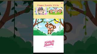 Finger Family VS ลิง  เพลงเด็กเจ้าตัวเล็ก  Kiddy Melody [upl. by Babara30]