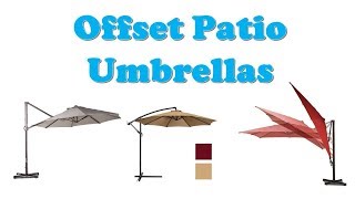 10 Offset Patio Umbrella Amazon [upl. by Prescott699]