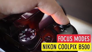 5 Focus Modes in Nikon Coolpix B500 Nikon B500 Best Photography Settings  Sonika Agarwal [upl. by Julian]