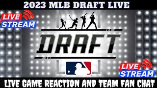 2023 MLB Draft Rounds 12 LIVE  Reaction Watch amp Fan Discussion [upl. by Tatman]