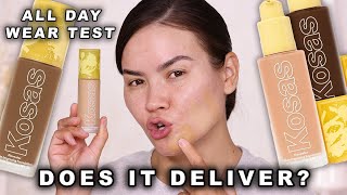 ANY GOOD KOSAS REVEALER SKIN IMPROVING FOUNDATION WEAR TEST  REVIEW  Maryam Maquillage [upl. by Papert]