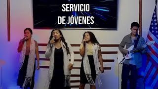 ALABANZA JÓVENES MINISTRANDO alabanzasdejubilo [upl. by Airdnassac]