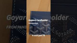 Goyard cardholder from PANDABUY [upl. by Mahgirb]