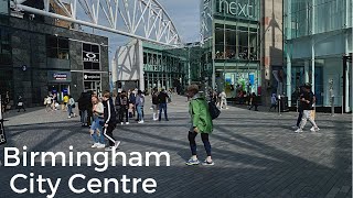 Birmingham Walks City Centre Tour BullRing England UK [upl. by Snodgrass377]