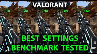 VALORANT BEST SETTINGS Benchmark [upl. by Adamis242]