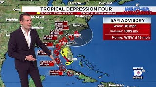 Tropical update 5 am Saturday [upl. by Luann898]