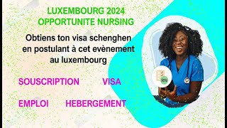 Bonne nouvelle Obtenez ENFIN amp FACILEMENT votre visa pour le luxembourg grâce aux journées MooviJOB [upl. by Sashenka]