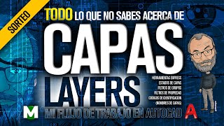 ✈️CAPAS LAYERS en AutoCAD  Necesitas saber ESTO Propiedades configurar layer 2018 2019 2020 2021 [upl. by Seraphim659]