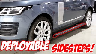 Automatic DEPLOYABLE Side Steps  Range Rover Vogue [upl. by Cirnek]