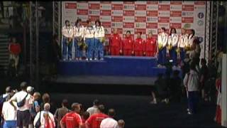 ECH 2010 Leipzig Womens Epee Team Medal Ceremony [upl. by Arliene]