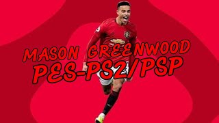 Como crear a Mason Greenwood  PES 2020 ps2psp [upl. by Jonathon]