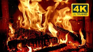 🔥 Cozy Fireplace 4K 12 HOURS Fireplace with Crackling Fire Sounds Crackling Fireplace 4K [upl. by Nanah638]