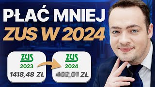 ⁣Ile wyniesie ZUS w 2024 r Płać mniej przy przejściu z działalności na spółkę  Prawnik Wyjaśnia [upl. by Dela]