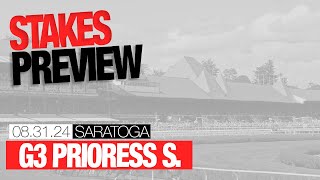 Grade 3 Prioress Stakes Preview  August 31 2024 [upl. by Noemad]