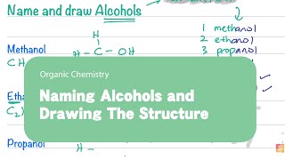 Naming Alcohols and Drawing The Structure  Organic Chemistry [upl. by Herrod]