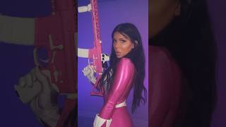 Blaire White Is The Pink Power Ranger Halloween 2023 [upl. by Ardnaid]