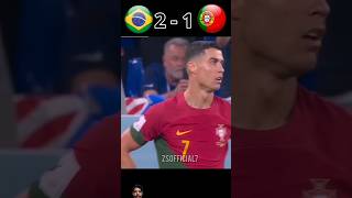 Portugal vs Brazil world cup final 2026 Ronaldo Hattrik 🇵🇹footballworldcupronaldo [upl. by Aspa]