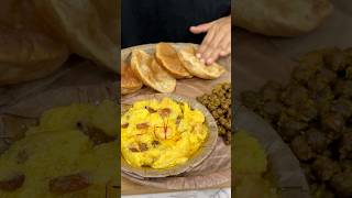 Navratri Special Halwa Puri ASMR Cooking  shorts food navratri asmr recipe indianasmrworld [upl. by Alaric]