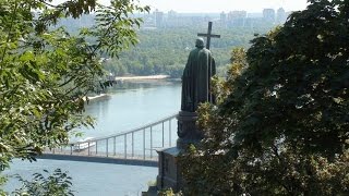 Kijów  Kiev  Київ  Киев  Cerkiew na Wodzie  Plaże nad Dnieprem  Wzgórze Zamkowe  Ukraina [upl. by Trumaine984]