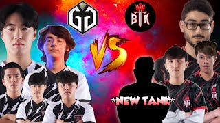 THE MOST INTENSE GAME BETWEEN BTK AND GG  1 WEEK BEFORE NACT  😳 [upl. by Connel]