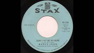 🔵 Mable John – Dont Hit Me No More 1967 💥 Rare [upl. by Tnahsarp]