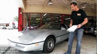 1985 Chevrolet Corvette for sale with test drive driving sounds and walk through video [upl. by Yekim]