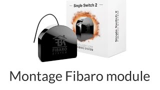 Fibaro  Monteren van een Fibaro Schakelmodule [upl. by Ahsei]