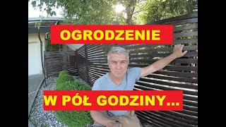 Ogrodzenie panelowe w pół godziny [upl. by Eagle343]