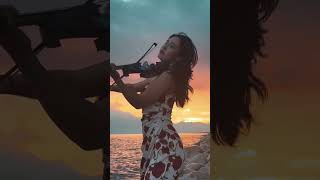 Feel this music❤️ simarik violin Kiss kiss biolin shorts violin [upl. by Ydak]