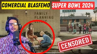 Comercial Super Bowl 2024 ¡BLASFEMO Vídeo CENSURADO 🚫 superbowl2024 [upl. by Mehcanem]