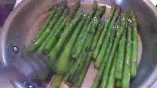 Panseared Asparagus with Lemon Balsamic and Parmesan [upl. by Akessej]